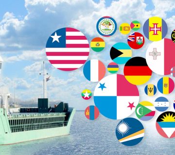 Cargo ship flying a national flag during international voyage – ship registration and flag state concept 